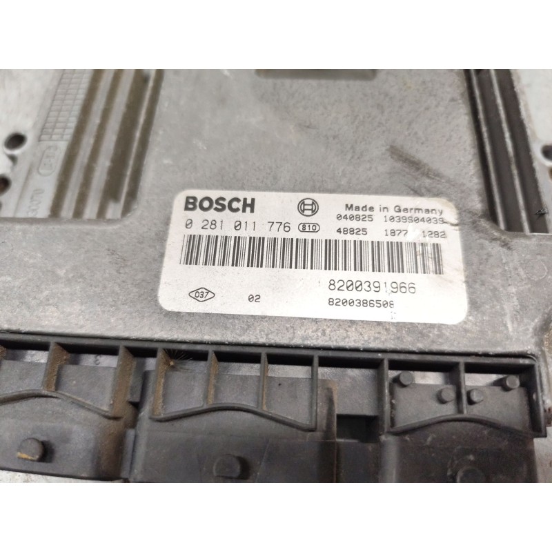 Recambio de centralita motor uce para renault megane ii berlina 5p confort authentique referencia OEM IAM 0281011776 8200386508 - Gris 4
