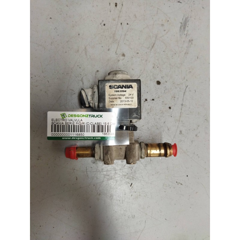 Recambio de valvula aire adicional para scania serie p/g/r (c-clase) 15.6 diesel referencia OEM IAM 1863594 VALVULA ADBLUE VALVU - Blanco