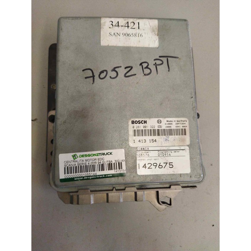 Recambio de modulo electronico para scania serie 4 (p/r 94 g) fsa 300 (4x2) e3 largo cp 19 b referencia OEM IAM 1413154 02810013 - Azul