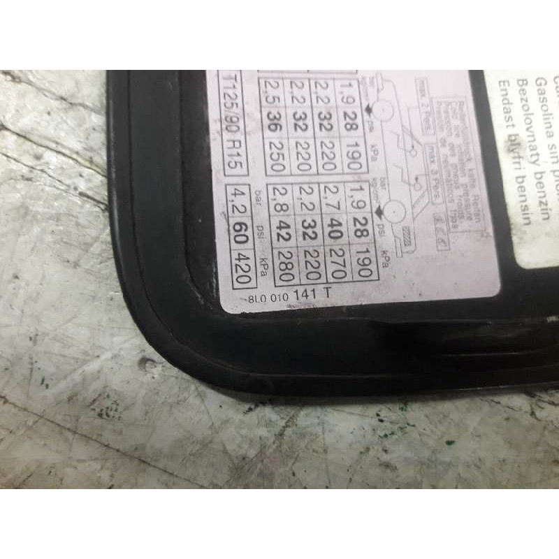 Recambio de tapa exterior combustible para audi a3 (8l) 1.8 20v turbo referencia OEM IAM 8L0010141T - Negro 3