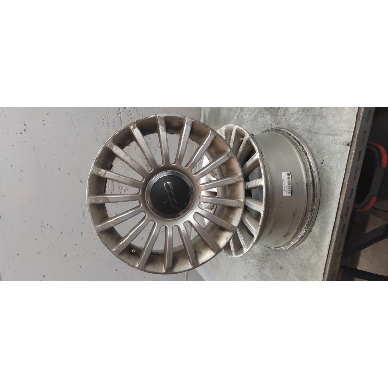 Recambio de juego llantas para fiat nuova 500 (150) blackjack referencia OEM IAM  6.5J X 16 H2 ET35 16''-4 TORNILLOS - Rojo 7