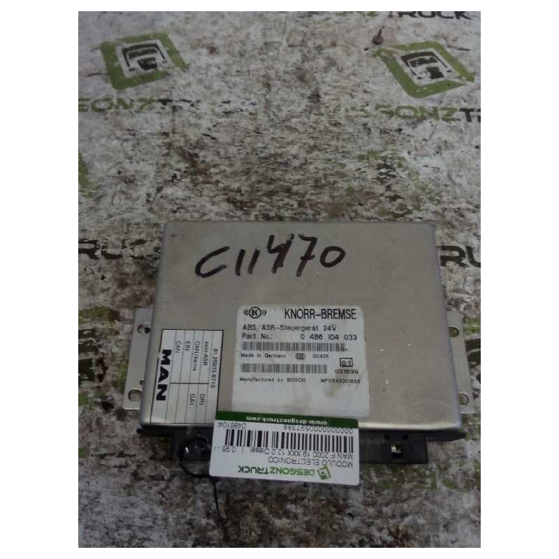 Recambio de modulo electronico para man f 2000 19.xxx 12.0 diesel referencia OEM IAM 0486104033  CENTRALITA ABS