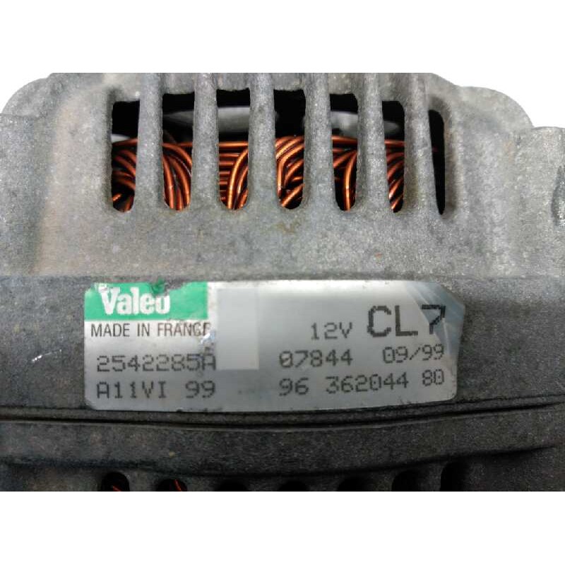 Recambio de alternador para peugeot 206 berlina e-music referencia OEM IAM 2542285A VALEO 5