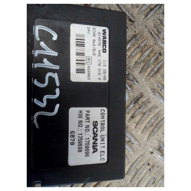 Recambio de modulo electronico para scania serie p/g/r (c-clase) fg 420 (4x2) corto cp 13 / 14 b referencia OEM IAM 1759696 4461 2