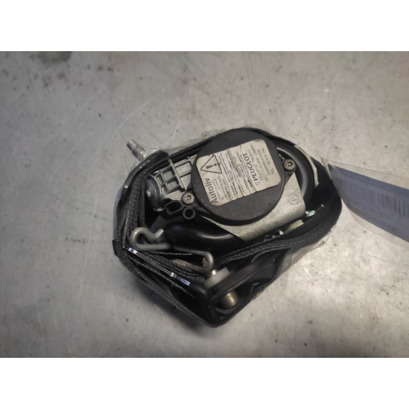 Recambio de cinturon seguridad delantero izquierdo para peugeot 308 sw confort referencia OEM IAM 96568574XX - Gris 3