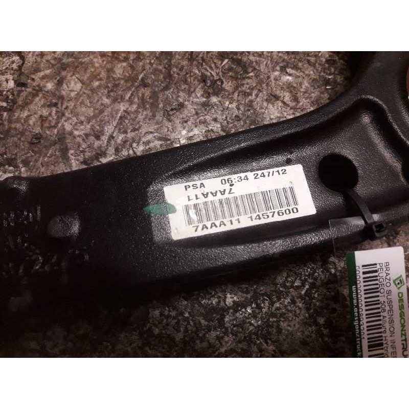 Recambio de brazo suspension inferior delantero derecho para peugeot 508 allure hybrid4 referencia OEM IAM 7AAA111457600 24712 - Blanco 2