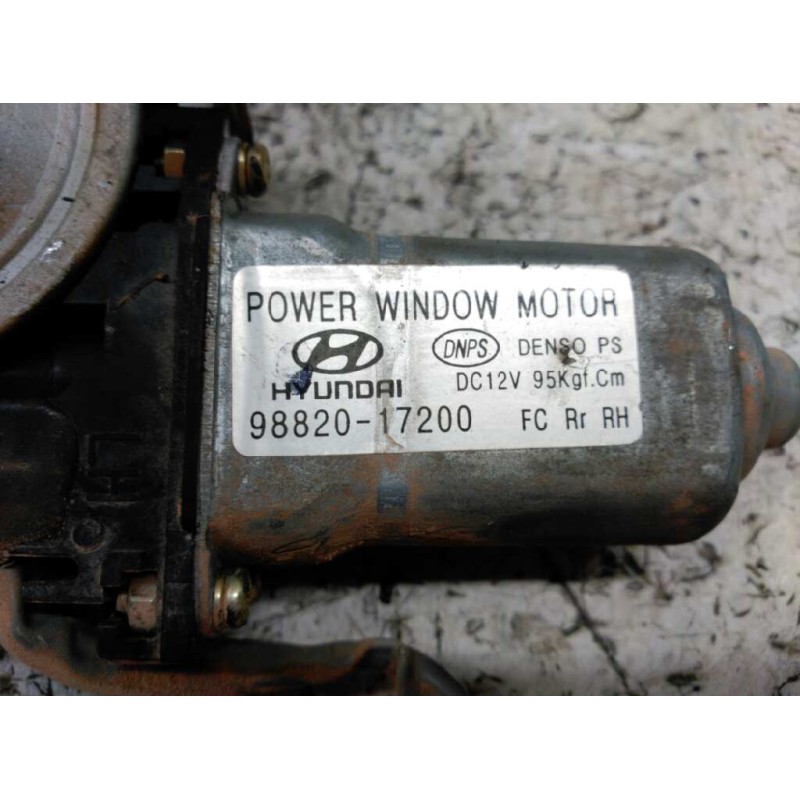Recambio de elevalunas trasero derecho para hyundai matrix (fc) 1.5 crdi gls referencia OEM IAM 9882017200 ELECTRICO - Verde 5