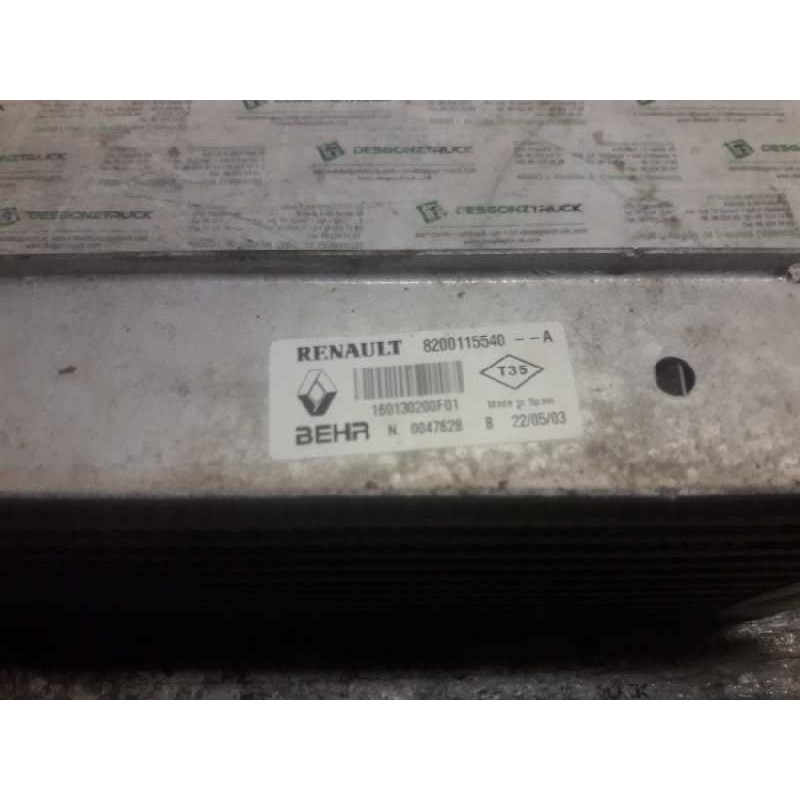 Recambio de intercooler para renault scenic ii 1.5 dci diesel referencia OEM IAM 8200115540A - Rojo 2