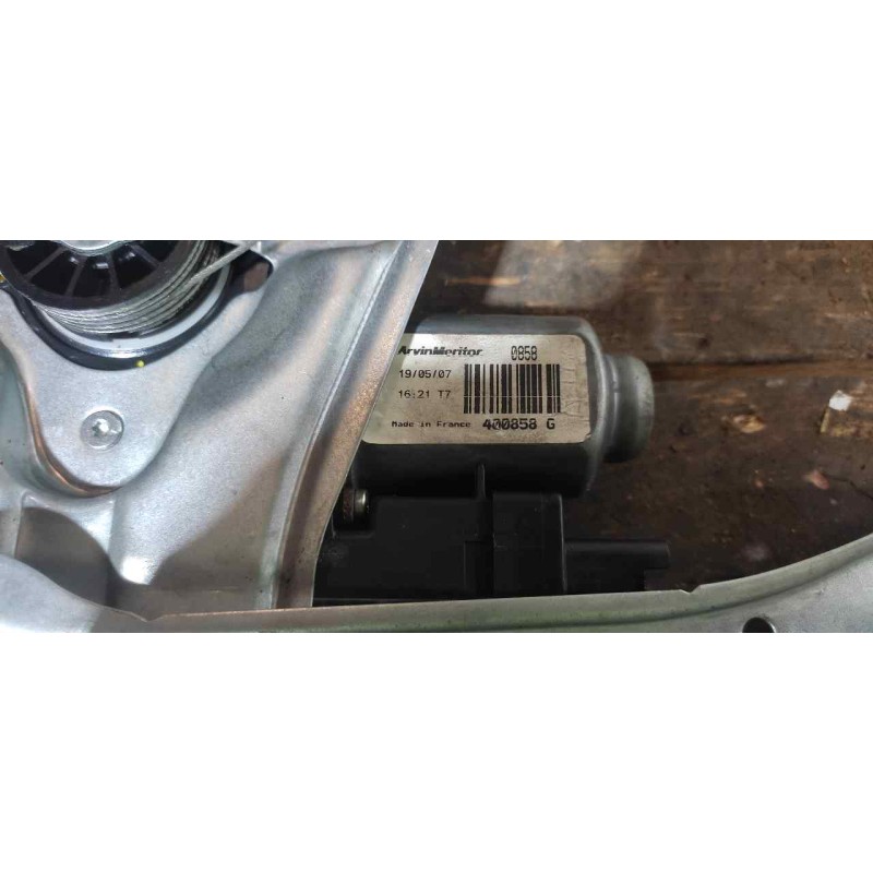 Recambio de elevalunas delantero izquierdo para renault clio iii authentique referencia OEM IAM 400858G 6 PINS - Gris 2