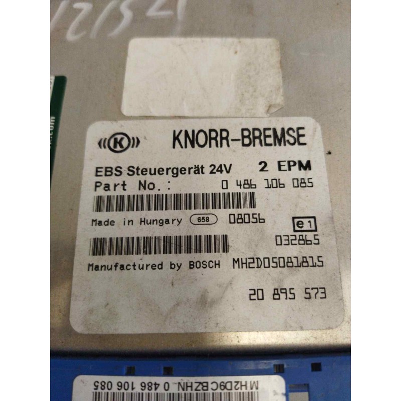 Recambio de modulo electronico para renault magnum ab 2005 cabina adel.tractor semirr. gv  4x2 4xx.18 gran espacio referencia OE - Blanco 2