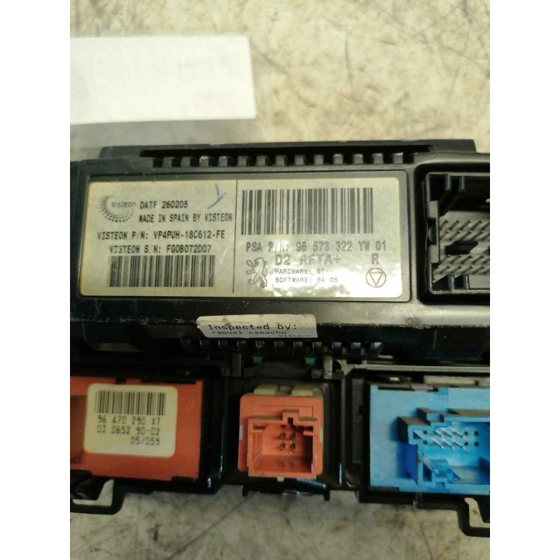 Recambio de mando climatizador para peugeot 407 st sport pack referencia OEM IAM 96573322YW - Negro 3