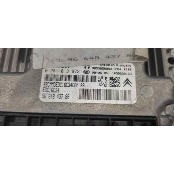 Recambio de centralita motor uce para citroën c4 berlina cool referencia OEM IAM 0281013872 9664843780 9653958980