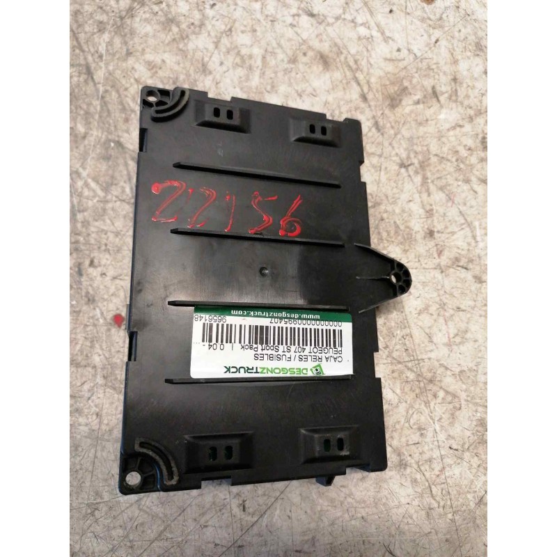 Recambio de caja reles / fusibles para peugeot 407 st sport pack referencia OEM IAM 9656148080 S120017003L BSC - Negro 3
