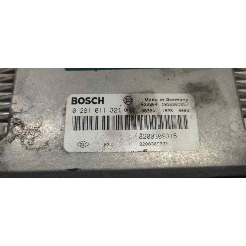 Recambio de centralita motor uce para renault scenic rx4 (ja0) 1.9 dci referencia OEM IAM 0281011324 8200309316 8200309321 2