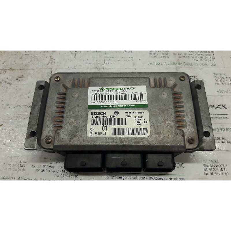Recambio de centralita motor uce para citroën saxo 1.5 diesel referencia OEM IAM 9630059880 0281001839 BOSCH