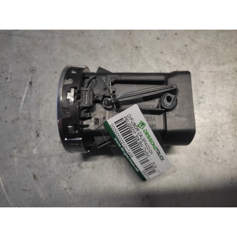 Recambio de difusor calefaccion para peugeot 308 sw confort referencia OEM IAM 9658515377 CENTRAL - Gris 2