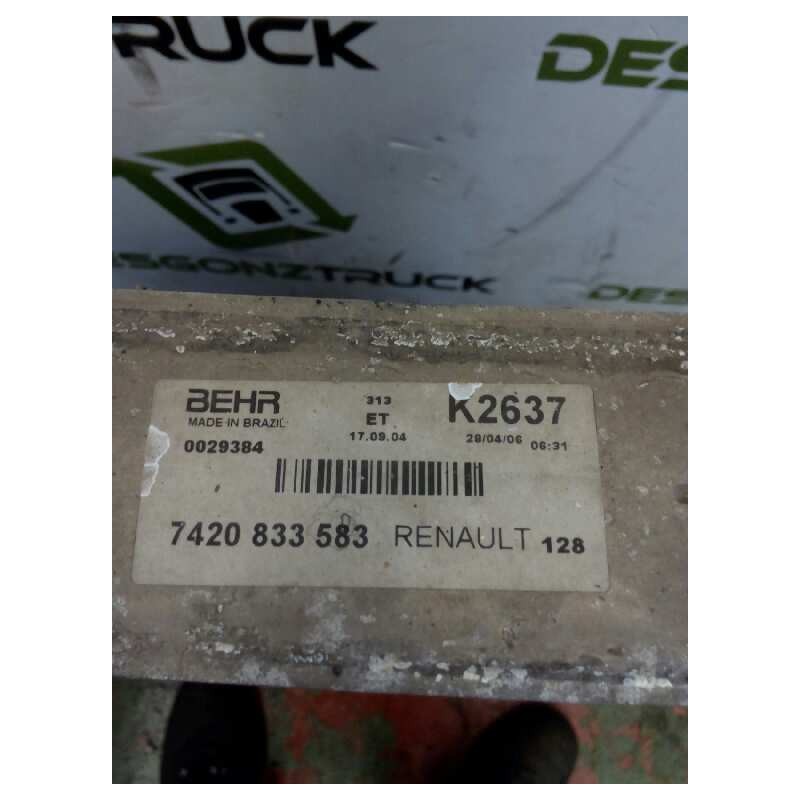 Recambio de intercooler para renault magnum ab 2005 cabina adel.tractor semirr. gv  4x2 4xx.18 gran espacio referencia OEM IAM 7 - Rojo 2