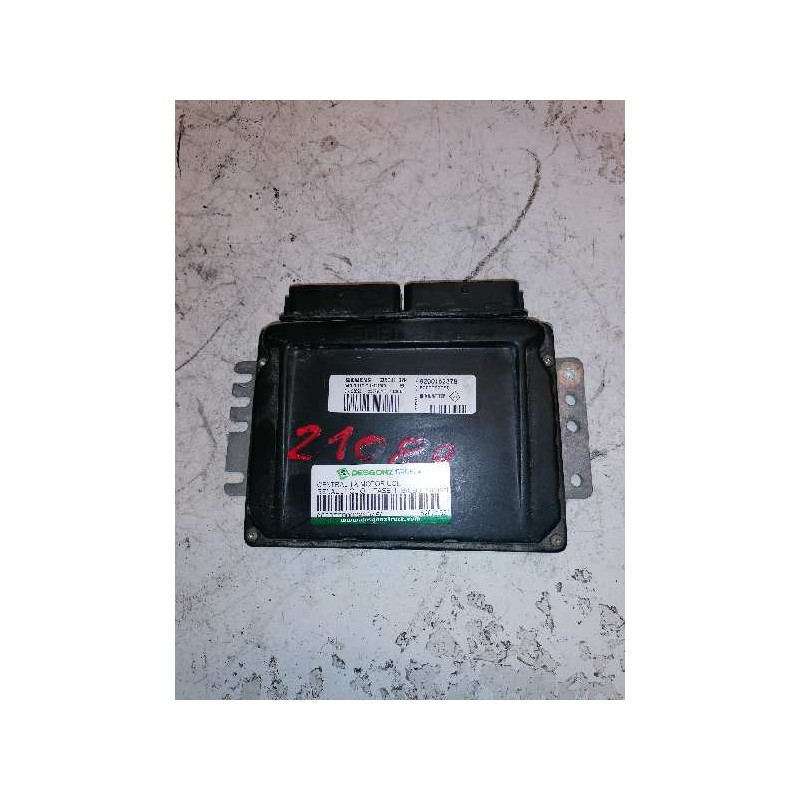 Recambio de centralita motor uce para renault clio ii fase ii (b/cb0) authentique referencia OEM IAM 8200162378 8200029658 S1101 - Azul