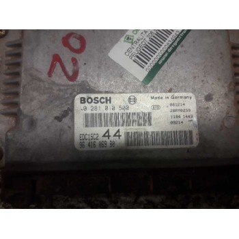 Recambio de centralita motor uce para peugeot 206 berlina xs referencia OEM IAM 9641606980 0281010500 28FM0259