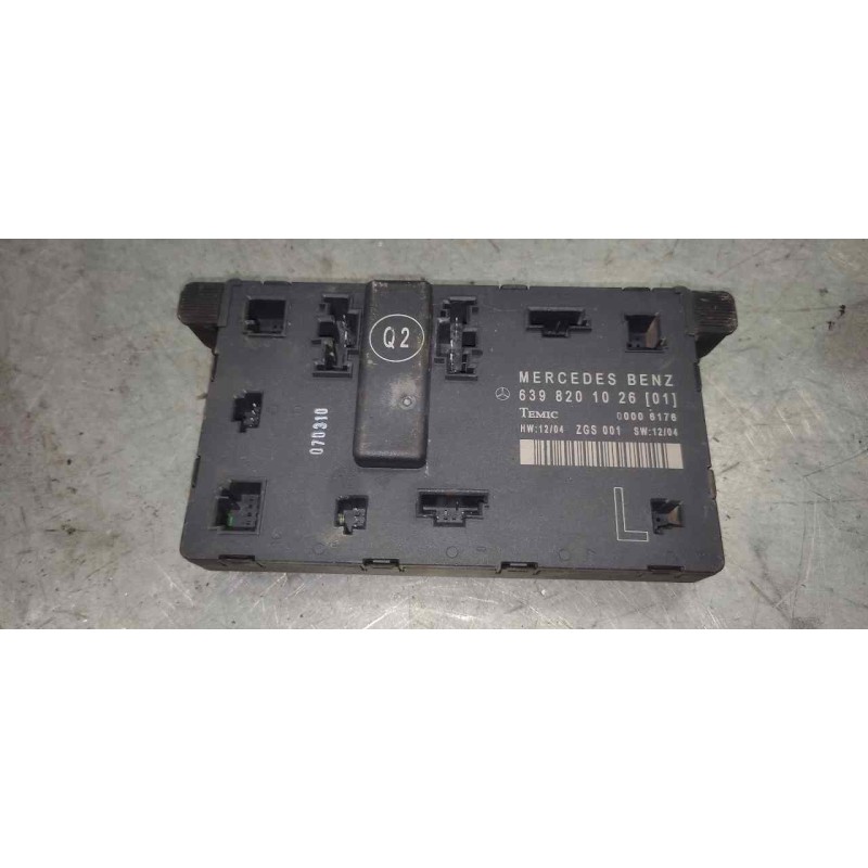 Recambio de centralita cierre para mercedes-benz vito (w639) basic, combi 109 cdi compacto (639.601) referencia OEM IAM 63982010 - Gris
