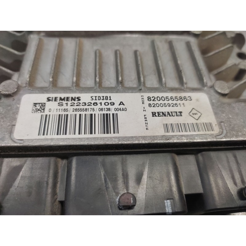 Recambio de centralita motor uce para renault scenic ii authentique referencia OEM IAM 8200565863  8200592611 4