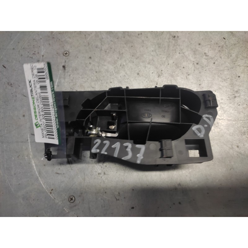 Recambio de maneta interior delantera derecha para peugeot 308 sw confort referencia OEM IAM 9660525380 - Gris 2