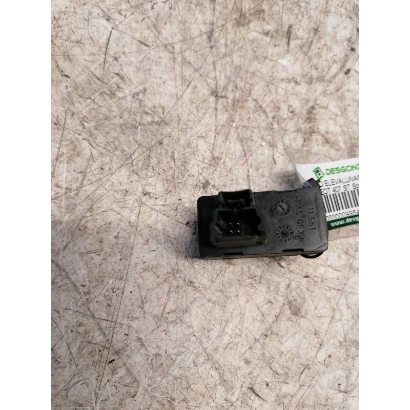 Recambio de mando elevalunas trasero izquierdo para peugeot 407 st sport pack referencia OEM IAM 96360166XT 4 PINS - Negro 3