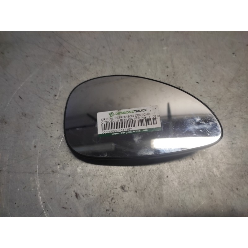 Recambio de cristal retrovisor derecho para citroën c4 berlina vtr plus referencia OEM IAM   