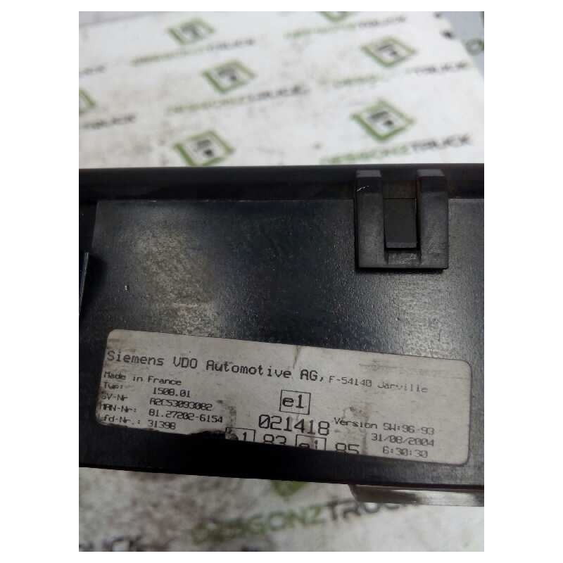 Recambio de cuadro instrumentos para man tg - a 18.480 fg / bb (e3/e4) l referencia OEM IAM 81272026154 - Blanco 3