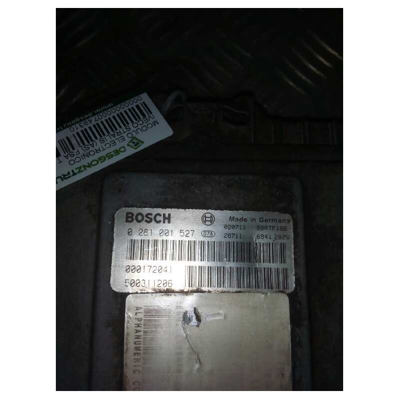 Recambio de modulo electronico para iveco stralis (as) fsa t / fp lt 4x2 gran espacio referencia OEM IAM 0281001527 500311206 CE 2