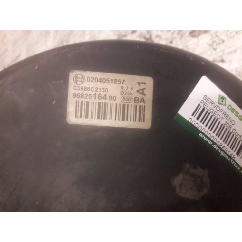 Recambio de servofreno para peugeot 308 confort referencia OEM IAM 9682516480 03986C2130 0204051857 - Gris 2