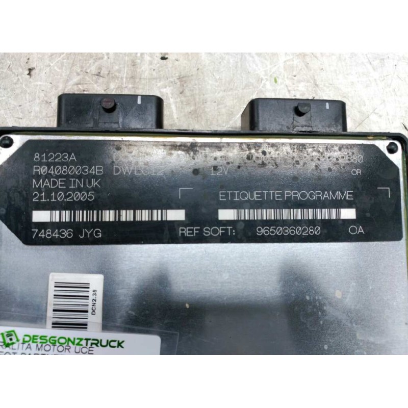 Recambio de centralita motor uce para peugeot partner (s2) totem referencia OEM IAM 9650360280 1938WL 9650360280 - Gris 3