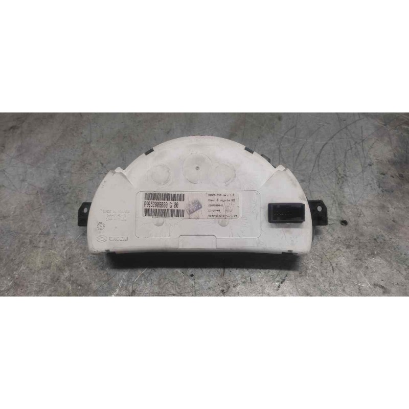 Recambio de cuadro instrumentos para citroën c2 by loeb referencia OEM IAM 9652008080 NS01491439 - Amarillo 2