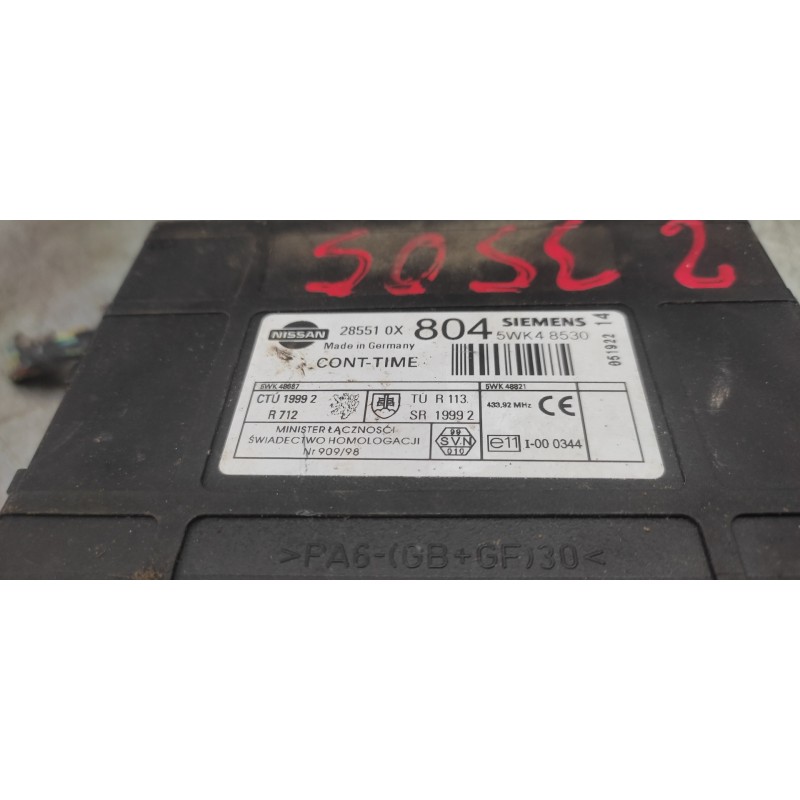 Recambio de caja reles / fusibles para nissan terrano/terrano.ii (r20) avenue referencia OEM IAM 285510X804 5WK48530 - Blanco 2