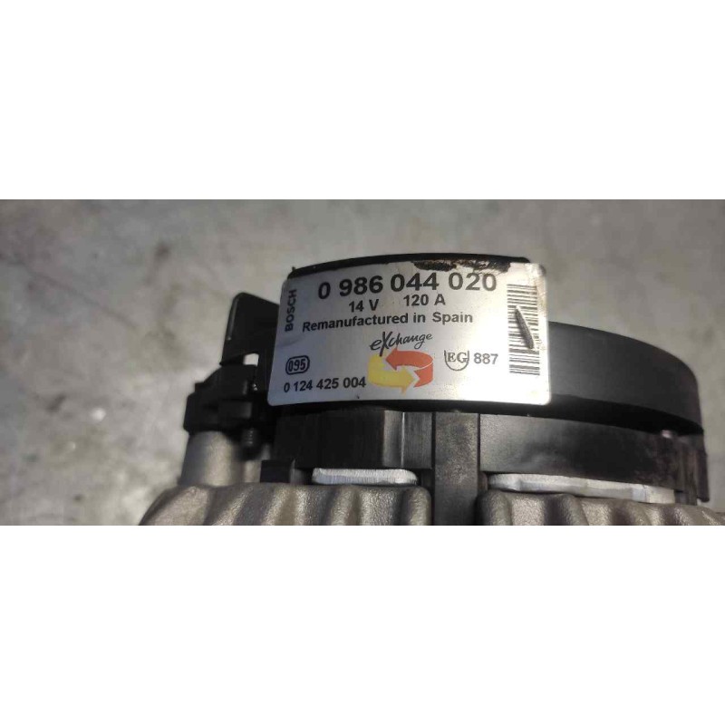 Recambio de alternador para opel astra g berlina sport referencia OEM IAM 986044020 0124425004 BOSCH 2