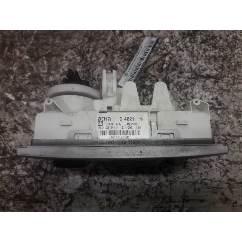 Recambio de mando calefaccion / aire acondicionado para opel meriva blue line referencia OEM IAM 93329465 12 PINS - Azul 2
