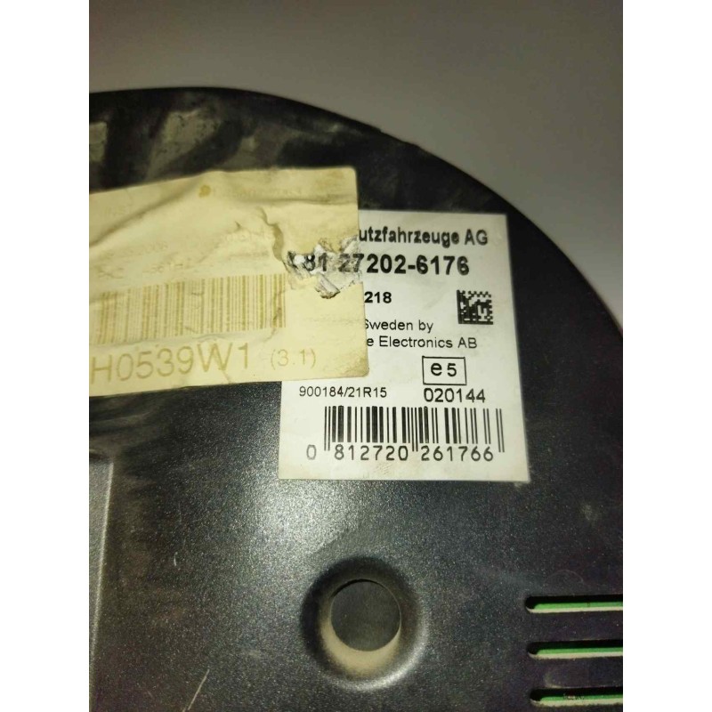 Recambio de cuadro instrumentos para man tg - a 18.480 12.4 diesel referencia OEM IAM 81272026176 - Blanco 3