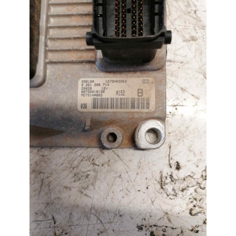 Recambio de centralita motor uce para alfa romeo 147 (190) 1.6 t.spark eco progression referencia OEM IAM 00735018130 1279H03963 - Rojo 2