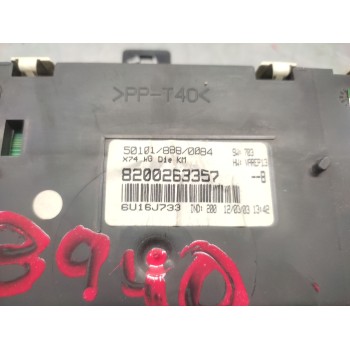 Recambio de cuadro instrumentos para renault laguna ii (bg0) authentique referencia OEM IAM 8200263357B  