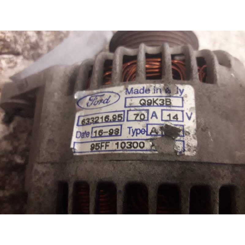 Recambio de alternador para ford escort berl./turnier referencia OEM IAM 63321695 95FF10300 - Blanco 3