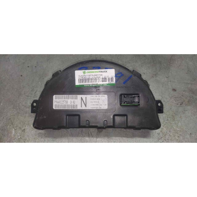 Recambio de cuadro instrumentos para citroën c3 1.4 audace referencia OEM IAM 9660225780 281149726 - Azul 2