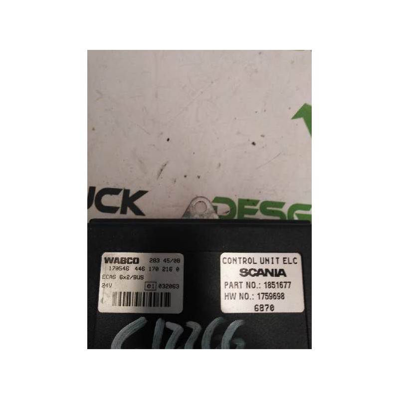 Recambio de modulo electronico para scania serie p/g/r (l-clase) fsa 440 (4x2) eb largo cr 19 a referencia OEM IAM 1851677 44617 - Blanco 2
