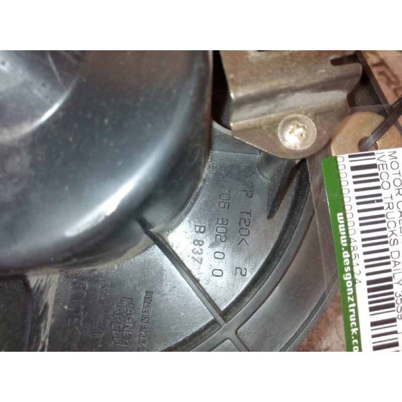 Recambio de motor calefaccion para iveco trucks daily 35s9 referencia OEM IAM 570630200 500326592 2