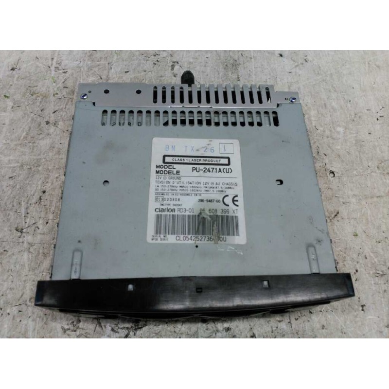 Recambio de sistema audio / radio cd para peugeot partner (s2) totem referencia OEM IAM - Gris 2