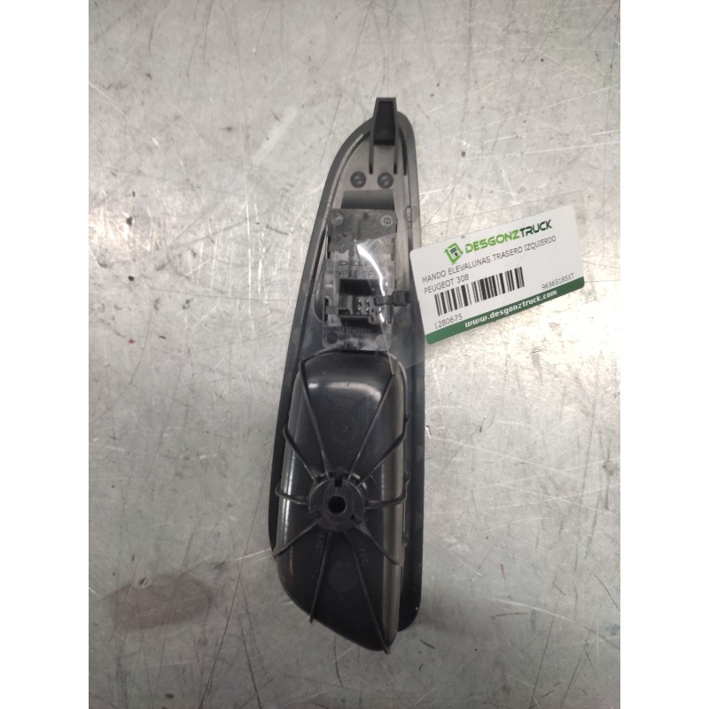 Recambio de mando elevalunas trasero izquierdo para peugeot 308 confort referencia OEM IAM 96565185XT  4 PINS - Negro 2