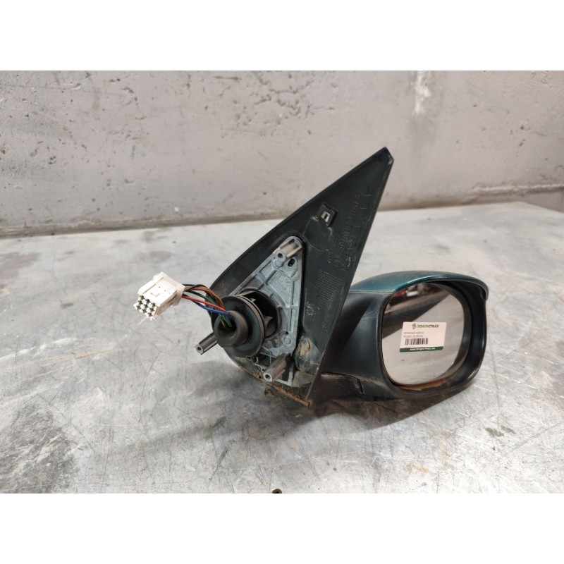 Recambio de retrovisor derecho para peugeot 206 berlina xt referencia OEM IAM  ELECTRICO 7 CABLES - Verde 3
