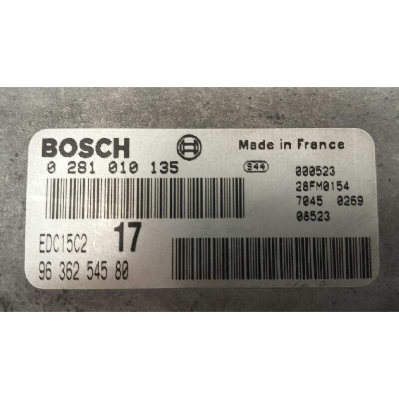 Recambio de modulo electronico para fiat scudo (222) 2.0 jtd cat referencia OEM IAM BOSCH0281010135 - Gris 2