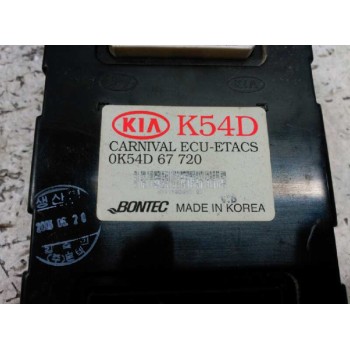 Recambio de modulo electronico para kia carnival ii 2.9 cdri ex referencia OEM IAM OK54D67720  