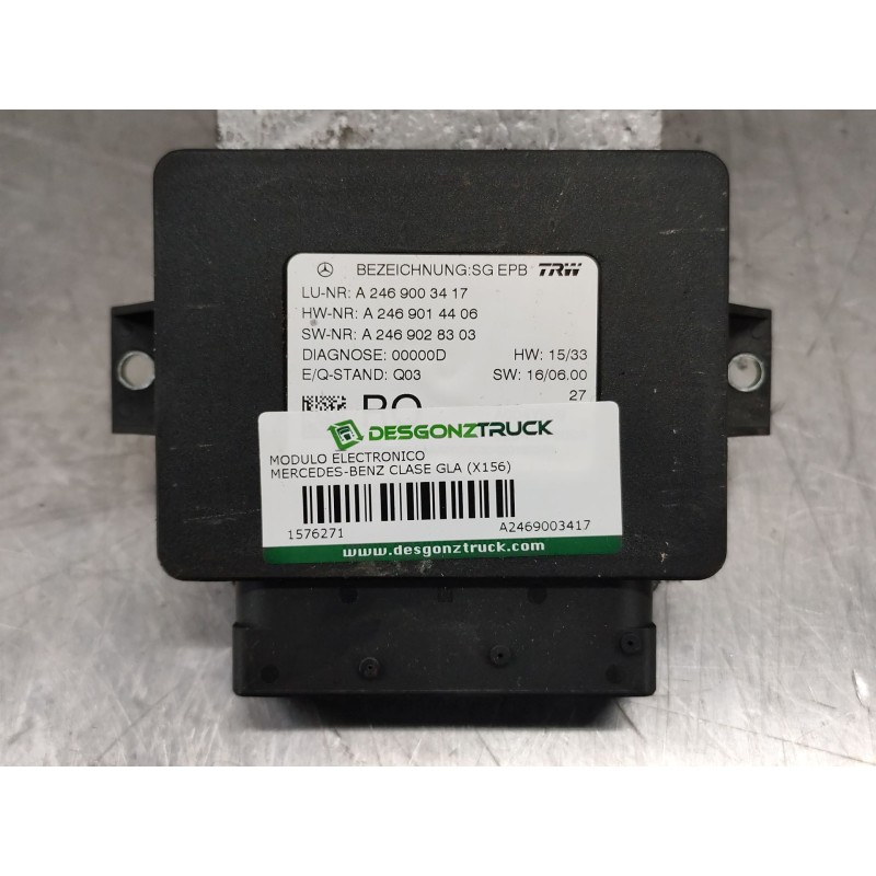 Recambio de modulo electronico para mercedes-benz clase gla (x156) gla 200 (156.943) referencia OEM IAM A2469003417  