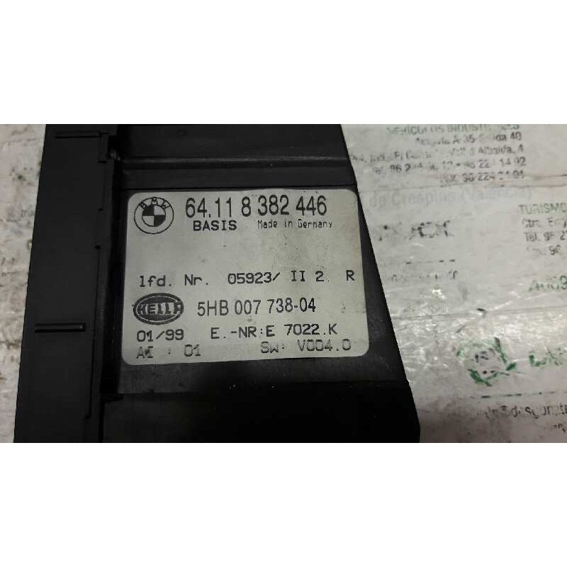 Recambio de mando climatizador para bmw serie 3 berlina (e46) 320d referencia OEM IAM 5HB00773804 - Negro 3